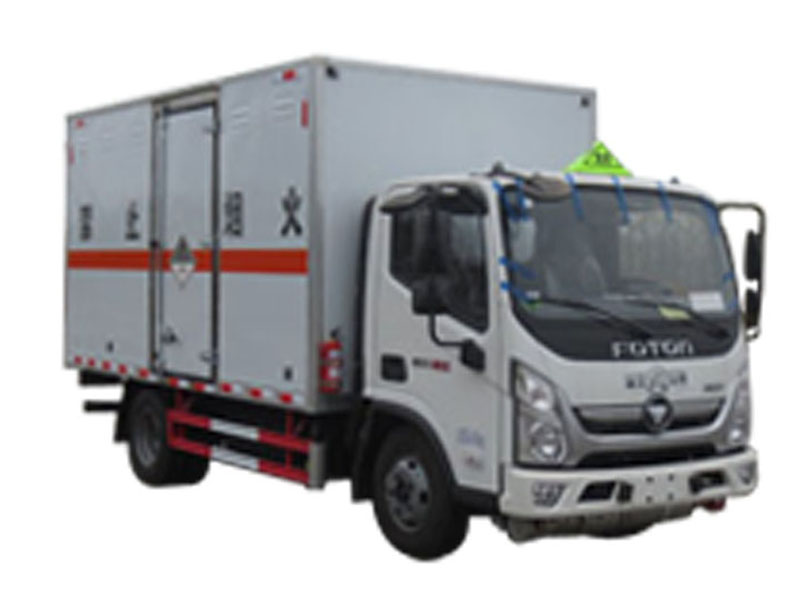 福田1噸雜項(xiàng)危險物品廂式運(yùn)輸車