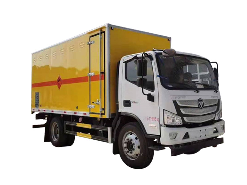 福田7噸雜項(xiàng)危險物品廂式運(yùn)輸車